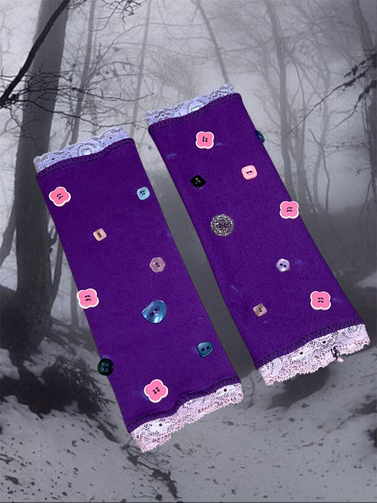 plum trinket - arm warmers