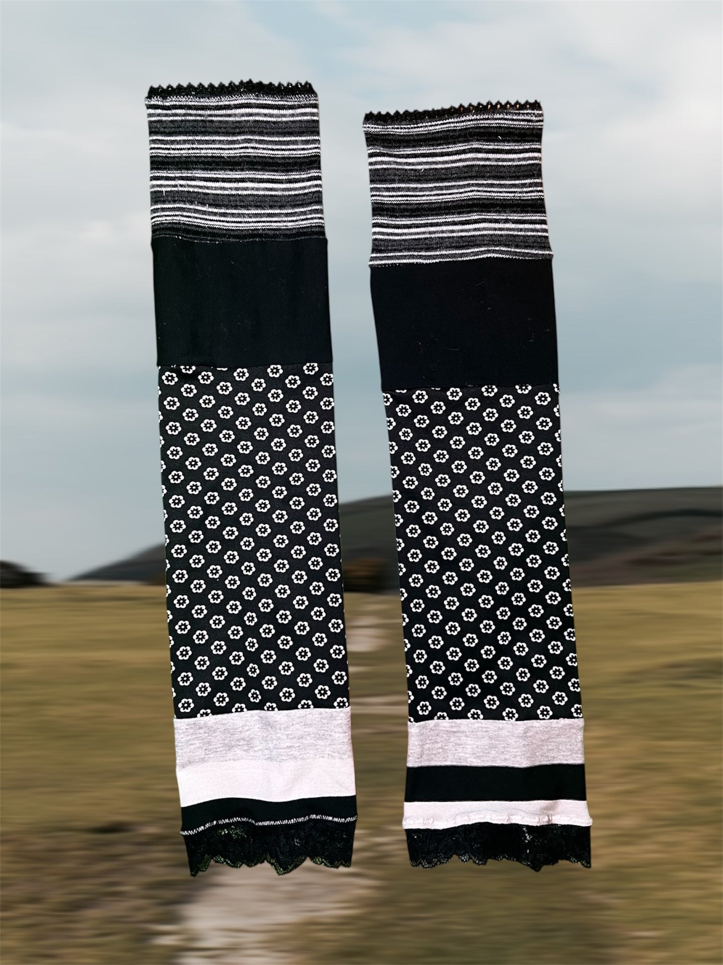 wilted bloom - leg warmers