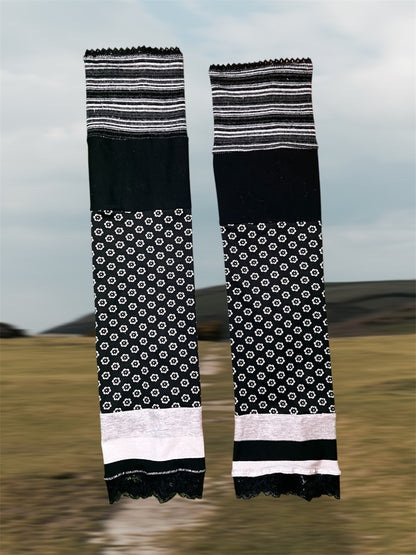 wilted bloom - leg warmers