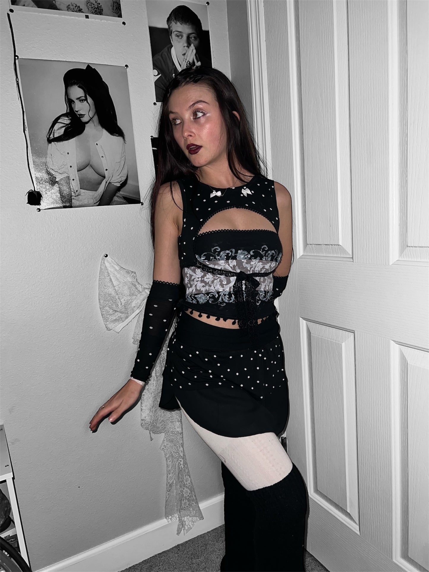ghost ballet - polka dot set