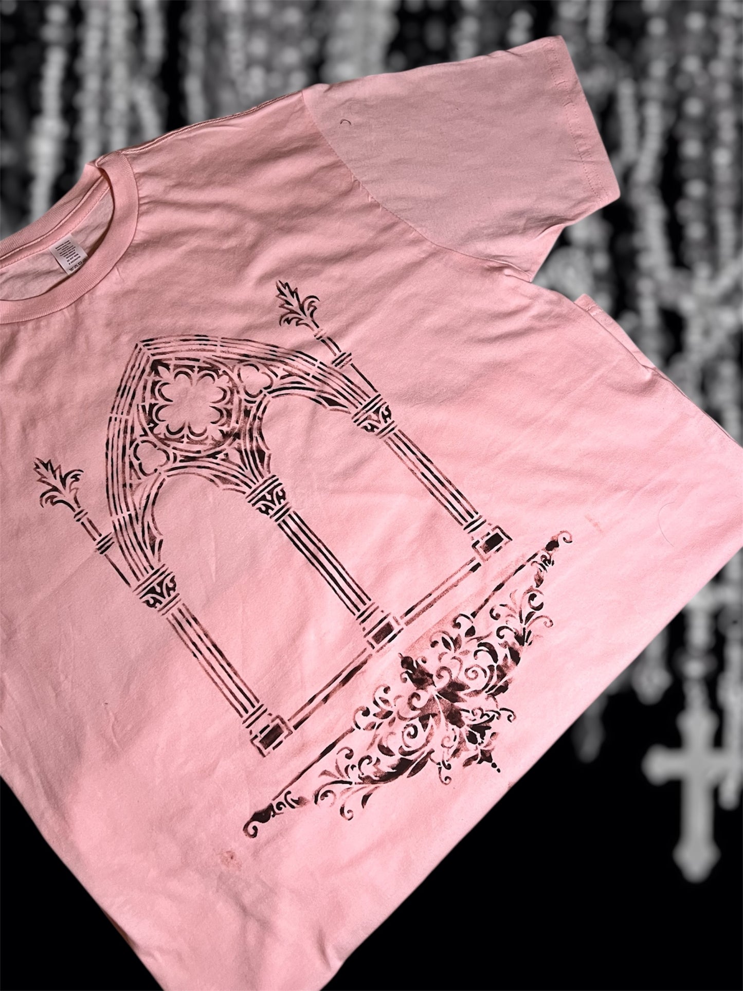 gothic window tshirt