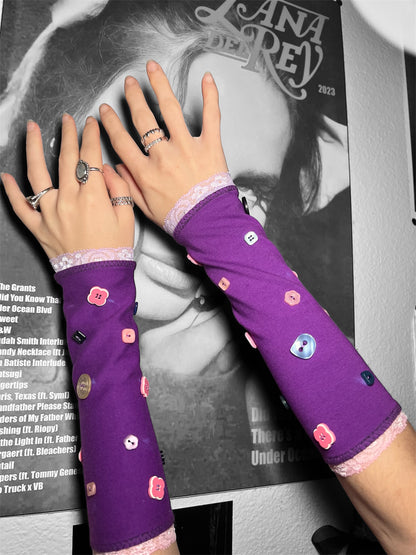 plum trinket - arm warmers