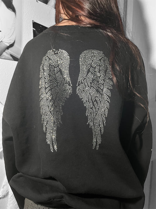 broken halo - crewneck sweater