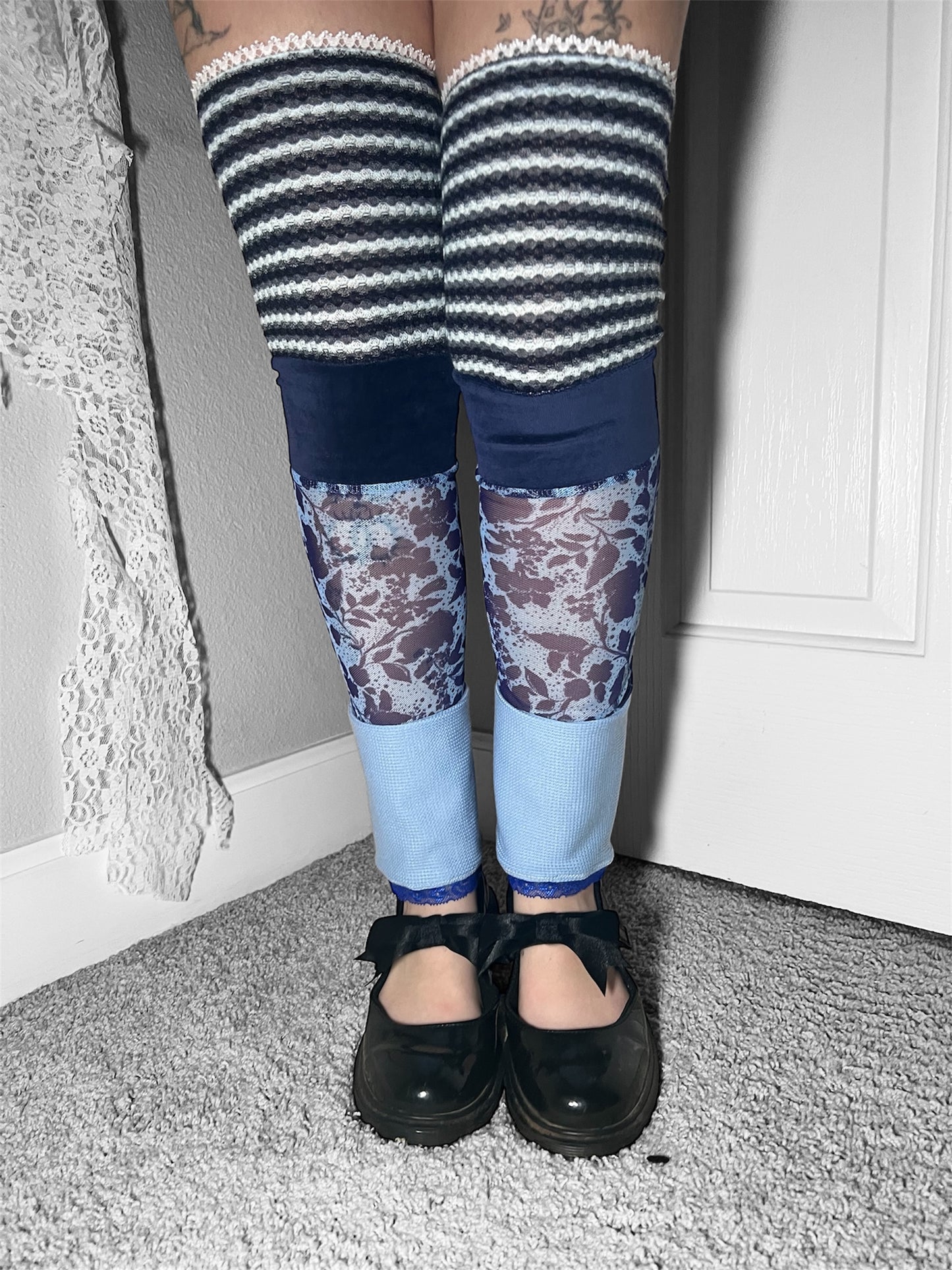 blue hour - leg warmers