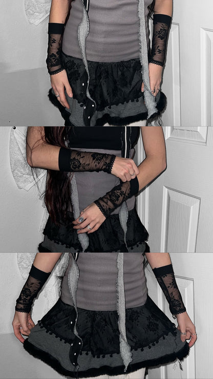 ink rose - arm warmer