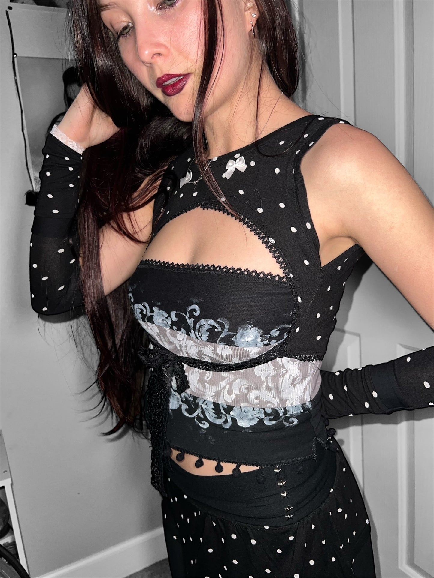 ghost ballet - polka dot set