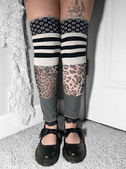 graveyard cat - leg warmers