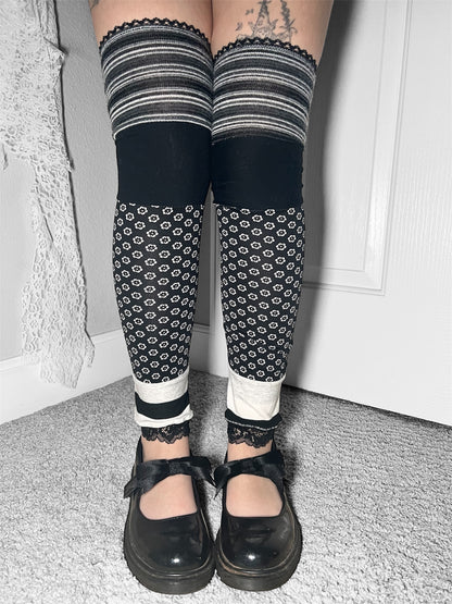 wilted bloom - leg warmers