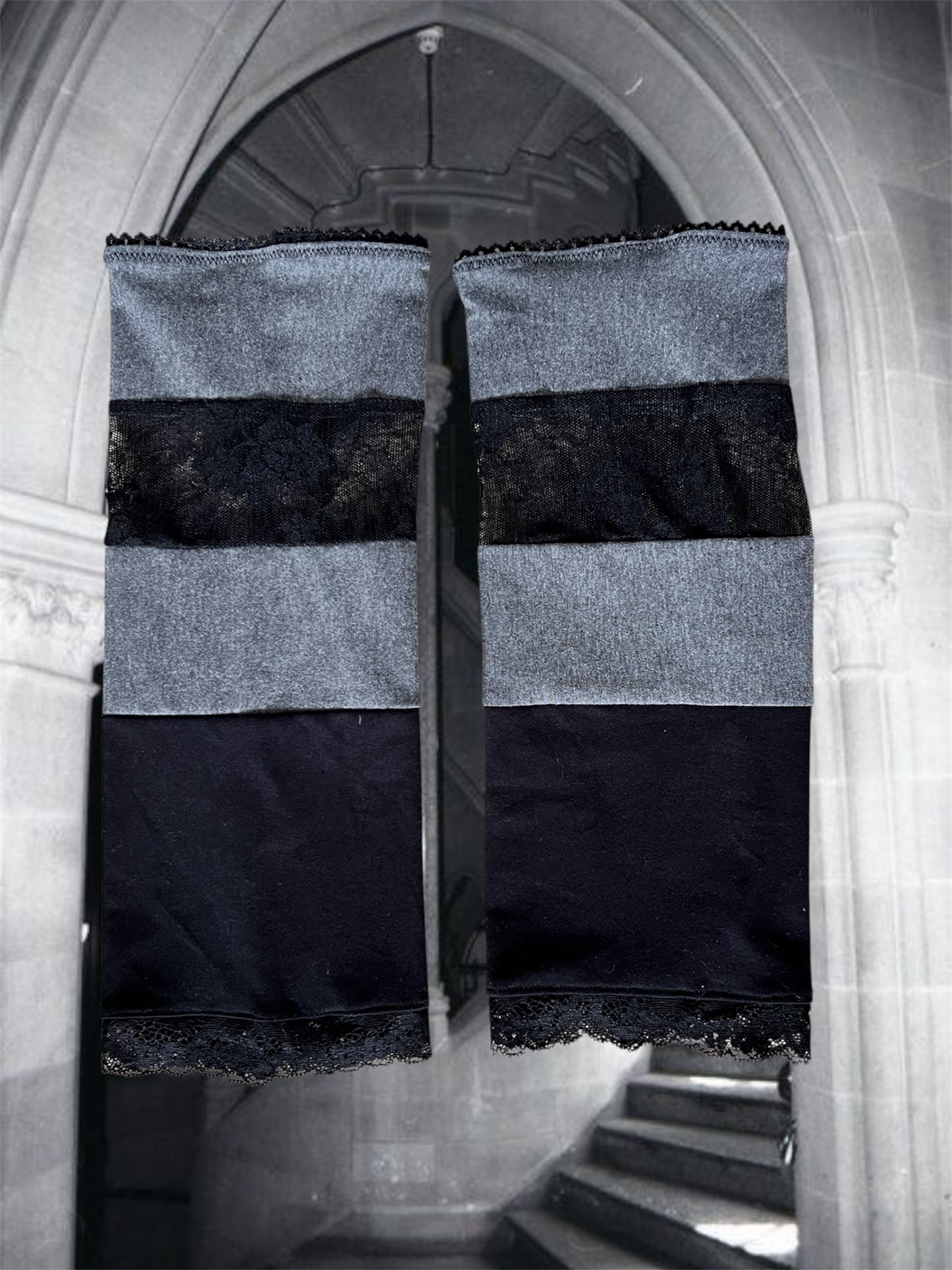 charcoal orchid - set