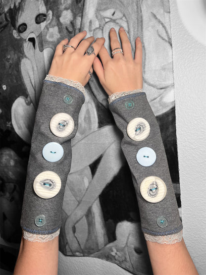 snow charm - arm warmers