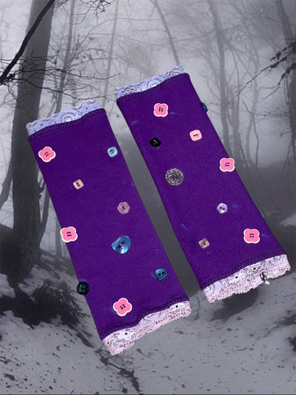 plum trinket - arm warmers