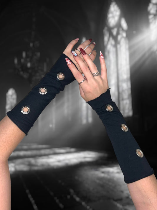 Grommet Wrist Warmers